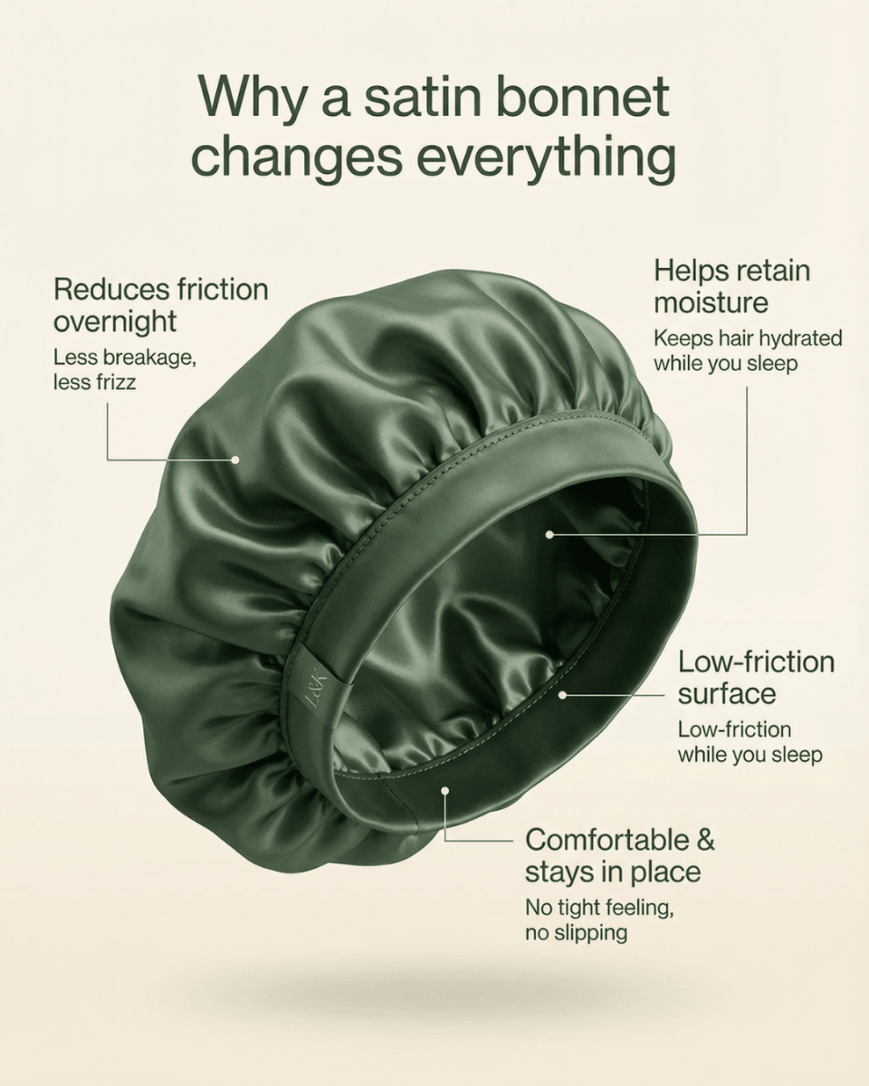 Liora & Koa Premium Silk Bonnet™ - Brightwell Living